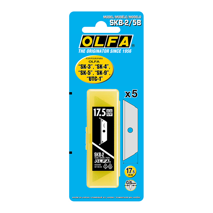 

OLFA Refill Cutter Spare blade for Safety Knives SKB-2/5B