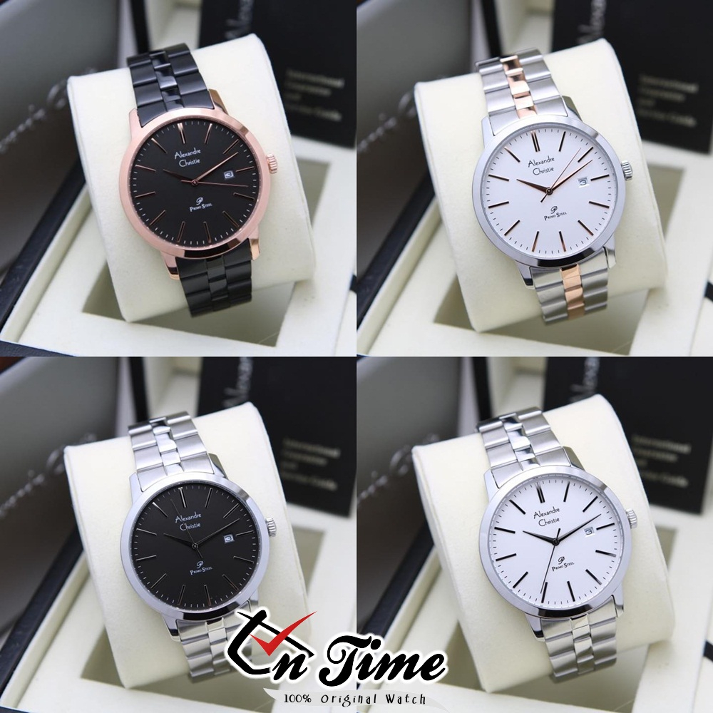 Alexandre Christie AC 1007 MD Primo Steel Original Jam Tangan Pria