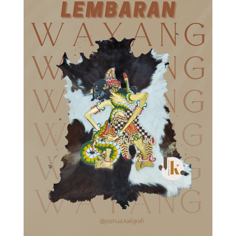 lukisan wayang kulit kambing