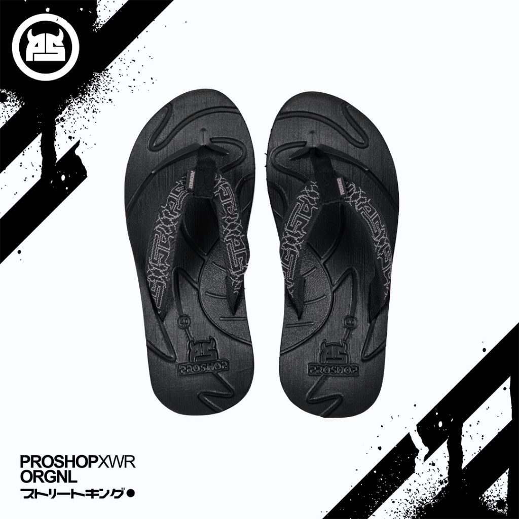 Proshop | Mountain Pro 01 Black Grey  | Sandal Gunung Sandal Distro | Black