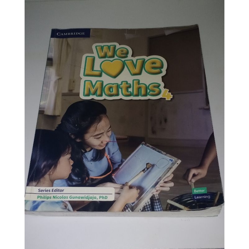 We love maths 4 bekas kondisi 95% bagus (Cambridge) WE LOVE MATH 4 WE LOVE MATHS 4 We love math 4