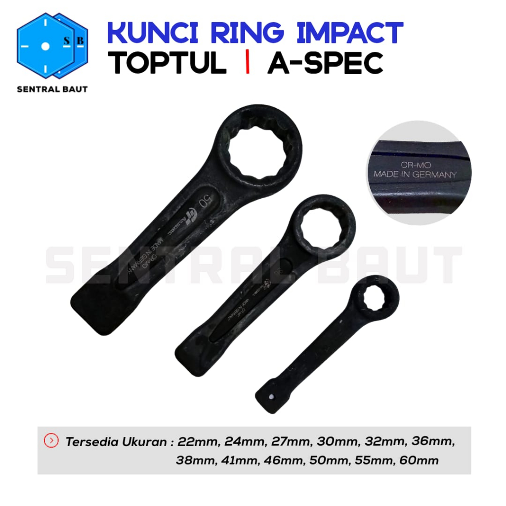 SENTRAL BAUT || Kunci Ring Impact A-SPEC