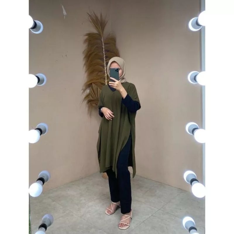 BLOUSE NAGITA LONG SQUARE DEWASA/LONG SQUARE CRINCLE/LONG SQUARE NAGITA KEKINIAN/JUMPSUIT KONDANGAN