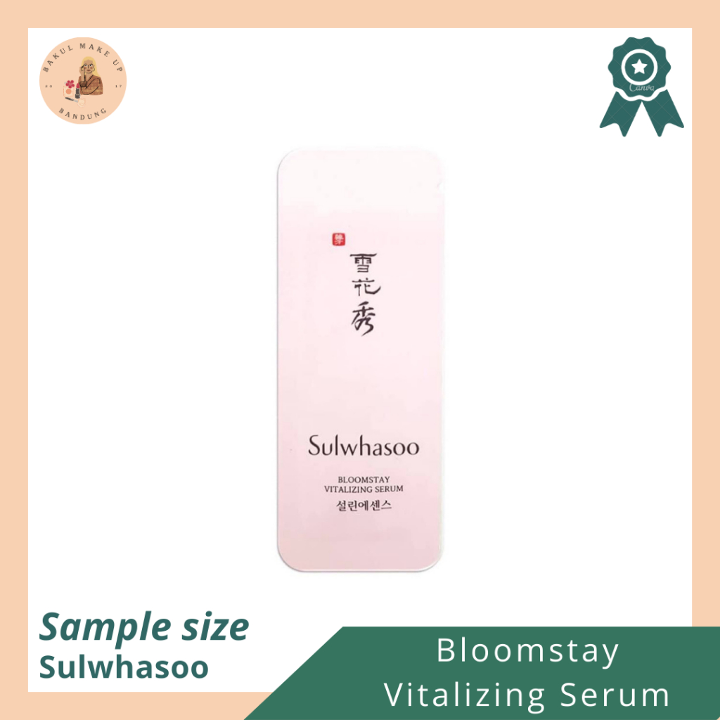 Sulwhasoo Bloomstay Vitalizing Serum Sample Size Original Asli Exp 2026 Serum Wajah