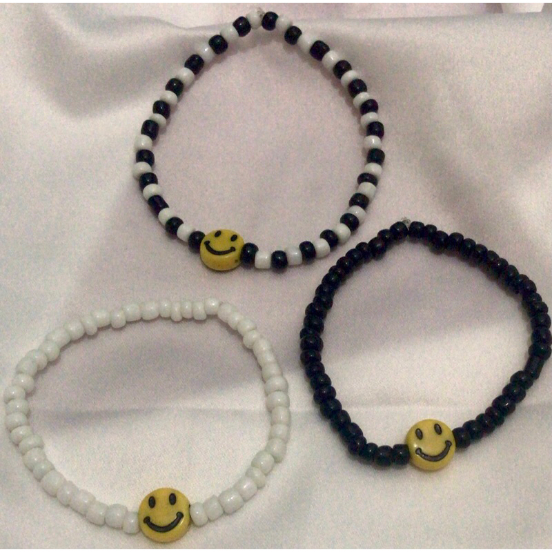 smile bracelett/gelang aeshtetic/gelang smile/gelang manik manik