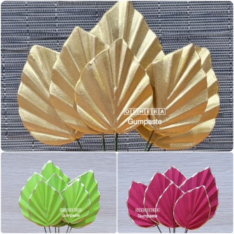 

osheba gumpaste hiasan palem set