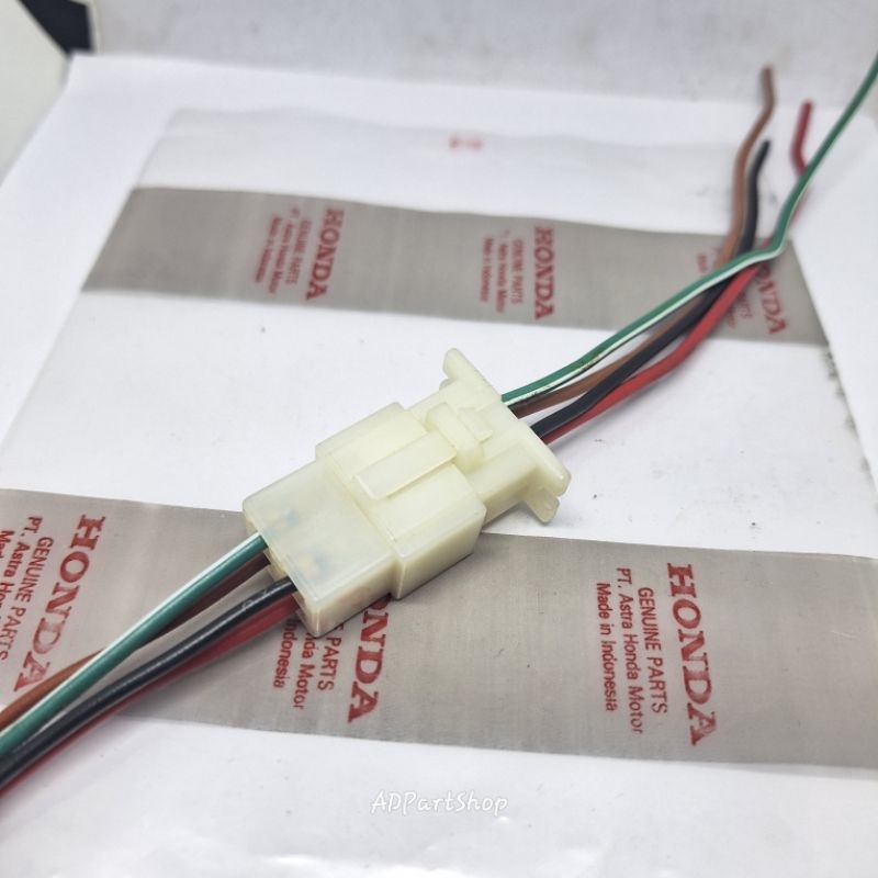 kabel soket spull generator motor honda tiger 2000 soket kabel pin 4 besar original