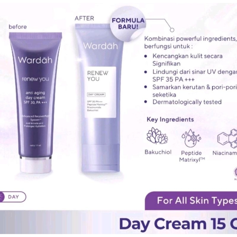 WARDAH RENEW YOU ANTI AGING DAY CREAM