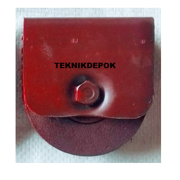 Roda Besi Siku 6 cm Roda Pagar Gerbang Rumah Model V 2.5 inch Gudang
