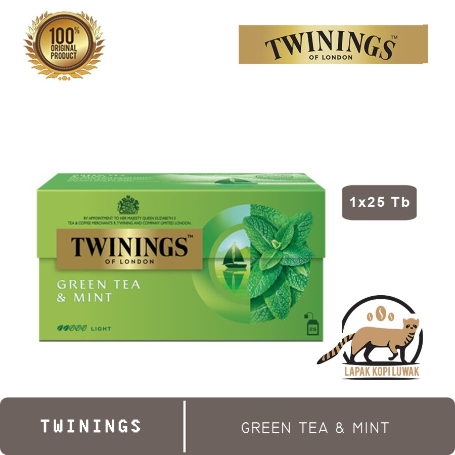 

Twinings Tea varian Green Tea & Mint