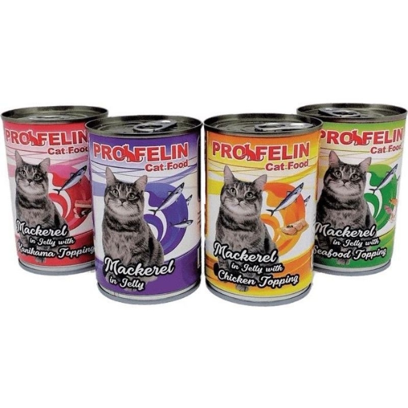 Profelin Mackerel Wet Food Kaleng 400gr