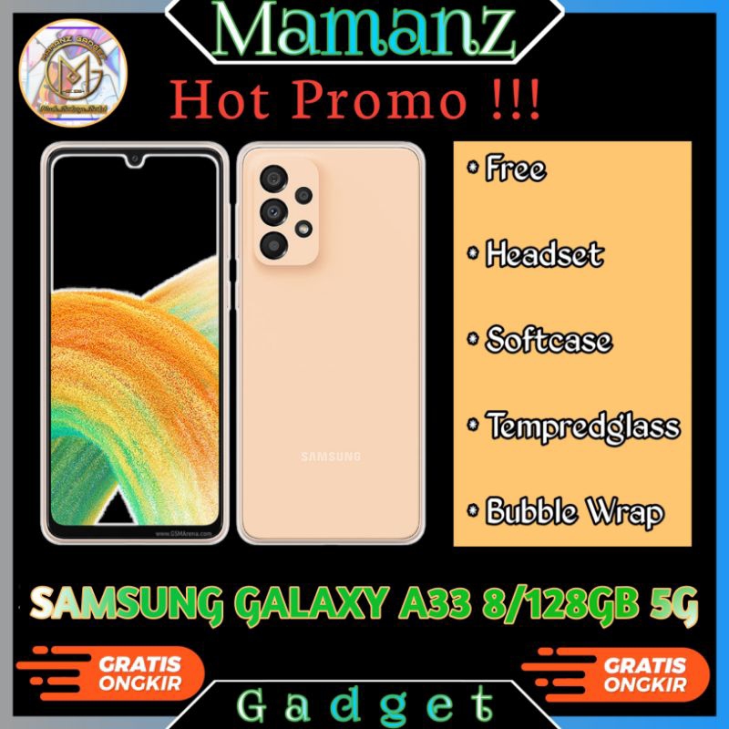 Samsung Galaxy A33 5G 8/256Gb Fullset ex Resmi murah
