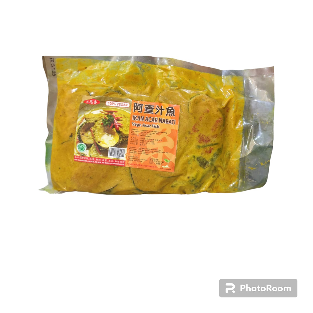 

Tian en xiang acar fish / ikan acar 450g vegetarian