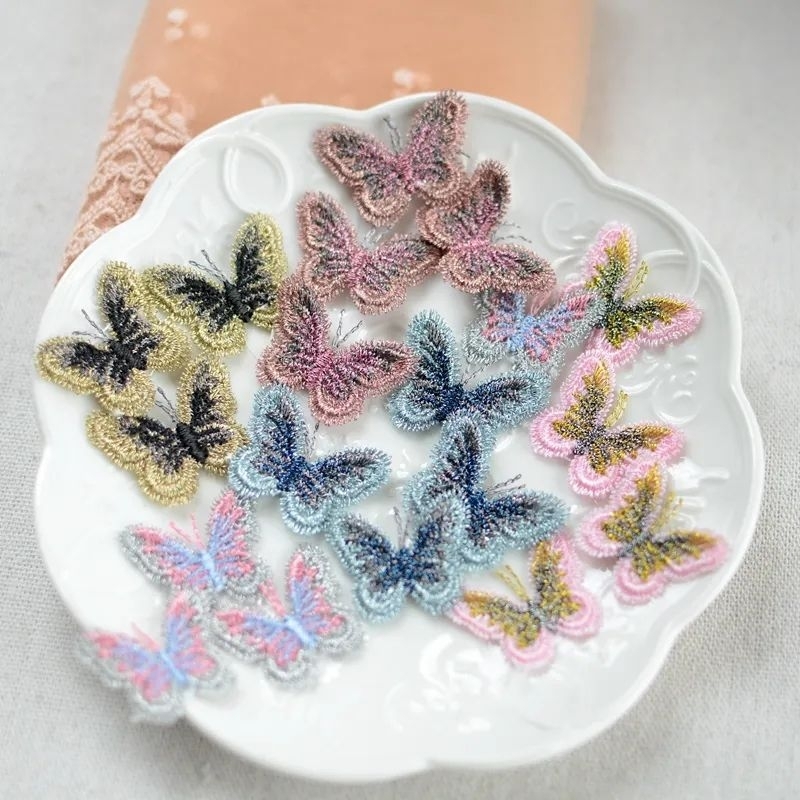 Aplikasi kupu kupu bordir | butterfly patch