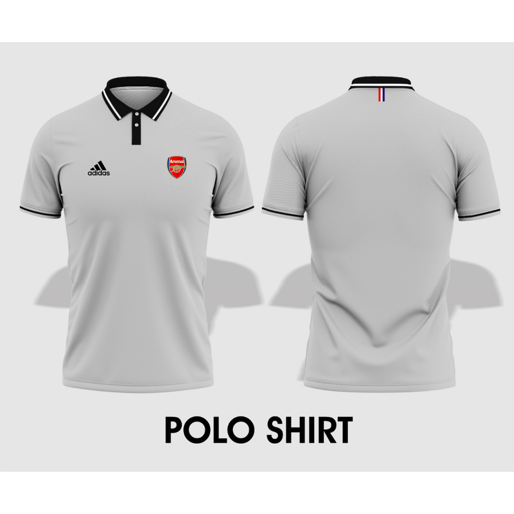 Best Seller Kaos Kerah Pria - Kaos Polo Pria Arsenal Terbaru - Kaos Polo - Kaos Polo Kerah Pria Baha