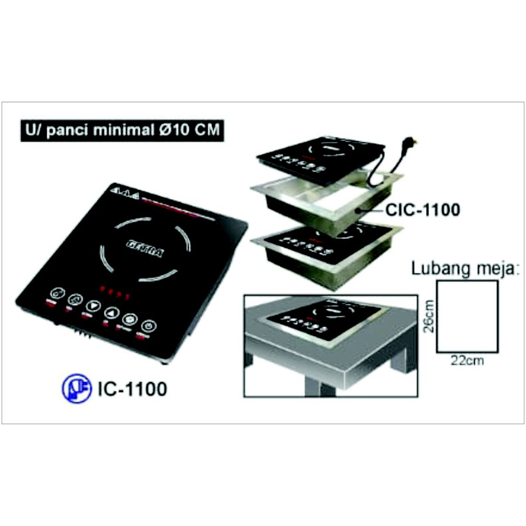 GETRA Kompor Induksi IC 1100