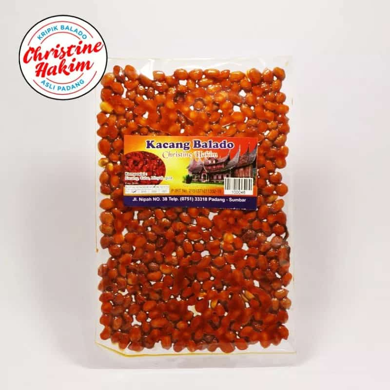 

Jastip Padang PO Kacang Balado 200 Gram Renyah Asli Padang