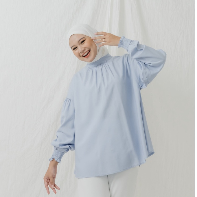 YARA BLOUSE - Atasan - Blouse Wanita - Katun Rayon - All Size