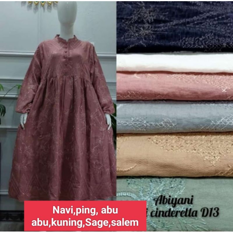 Midi dress Abiyan ORI pull bordiran