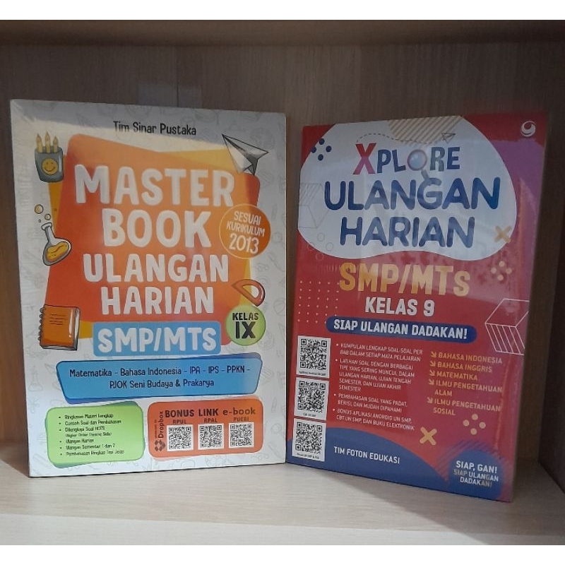 

Buku latihan ujian untuk anak kelas 9 MASTER Xplore