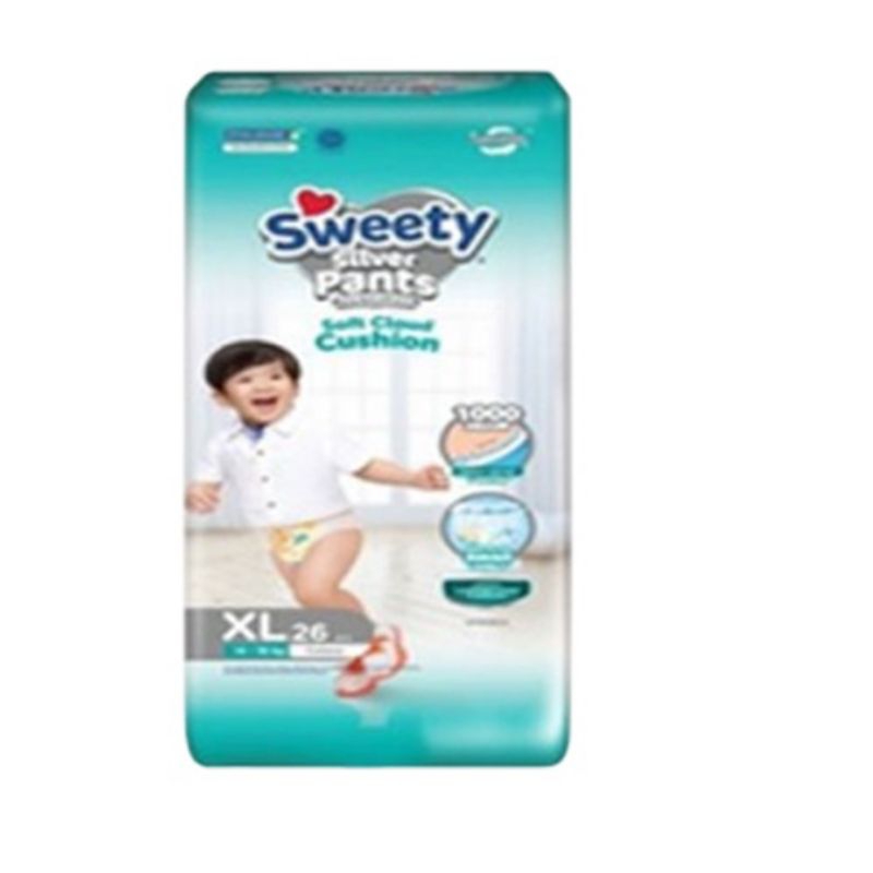 SWETTY PANTS SILVER Ukuran S M L XL