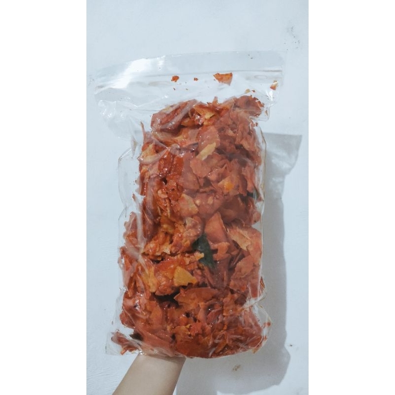 

Cemilan Keripik Singkong Balado Pedas Manis - 500gr