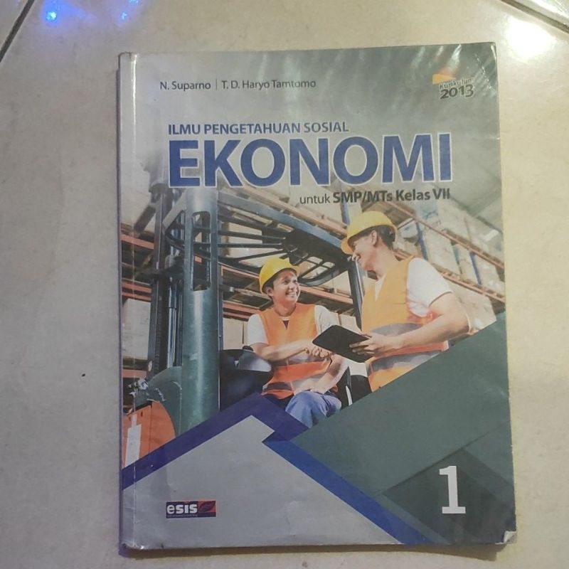 buku bekas IPS ekonomi kls 7 smp esis