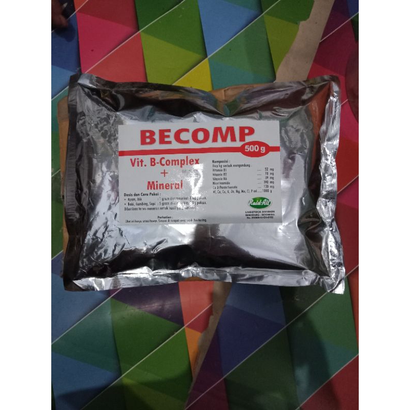 

BECOMP 500g/vitamin b complex/plus mineral/