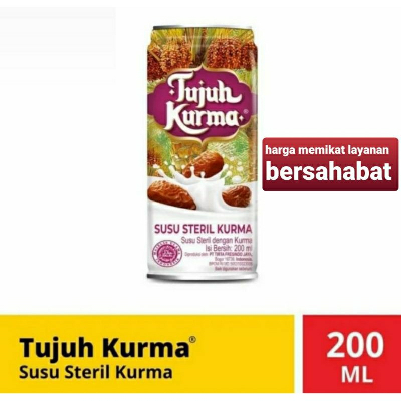 

Susu steril 7 kurma 200ml