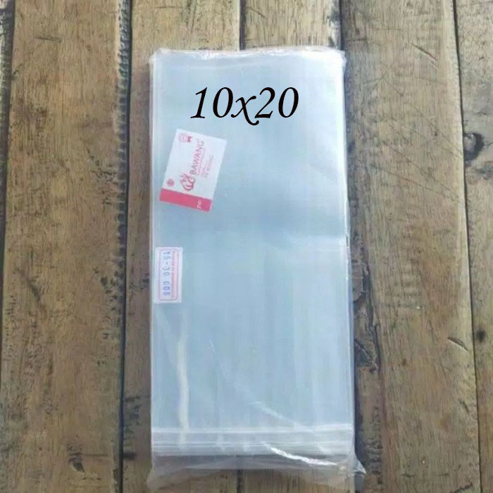 Plastik PP Bening Tebal 0.8 10x20 / plastik kaca bening tebal 08 10 x 20 berat 500gr