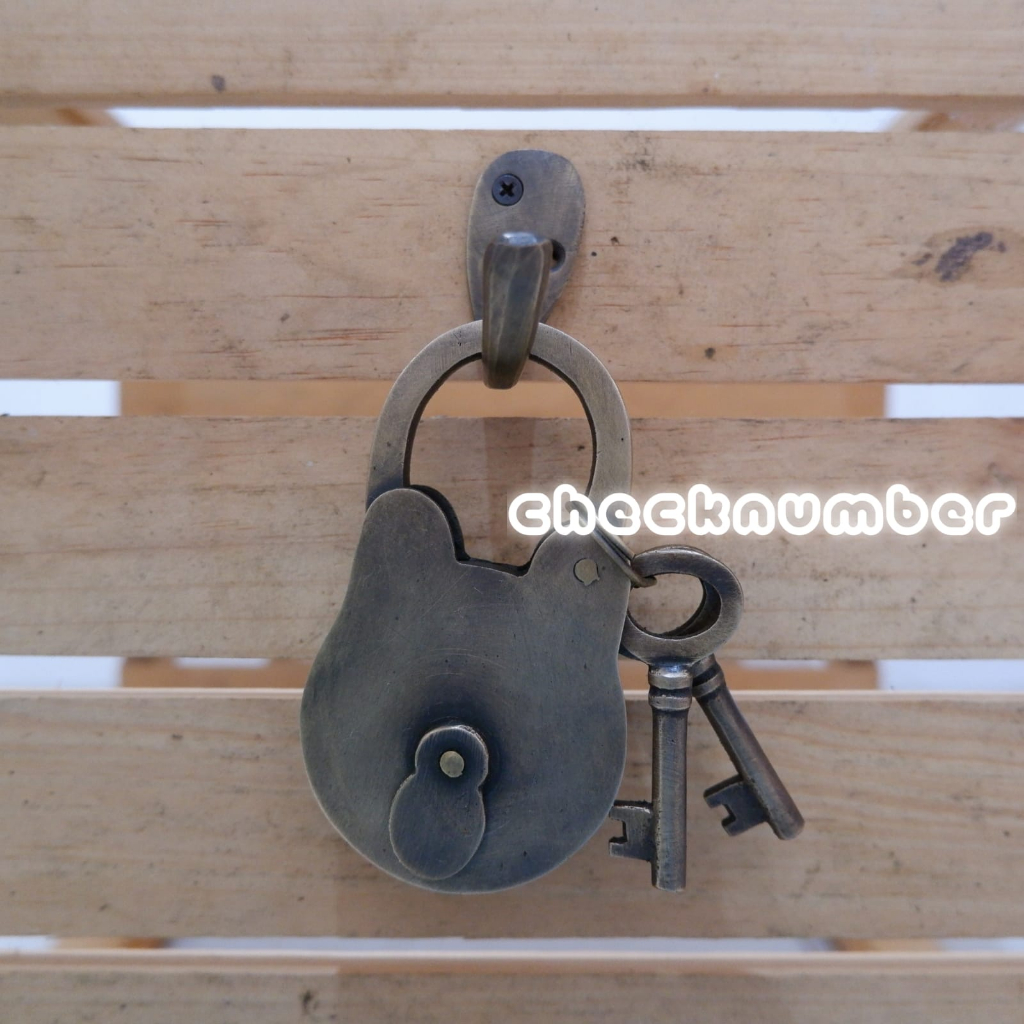 Kunci Gembok Kuningan Antik Kunci Gembok Pintu Rumah