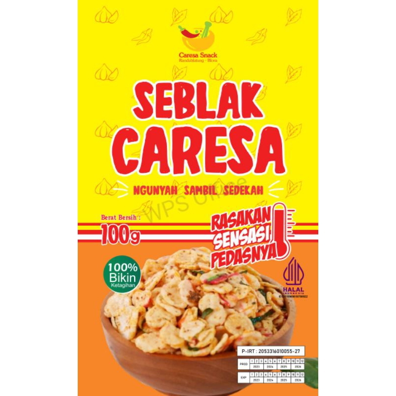 

Paket Usaha Caresa Snack