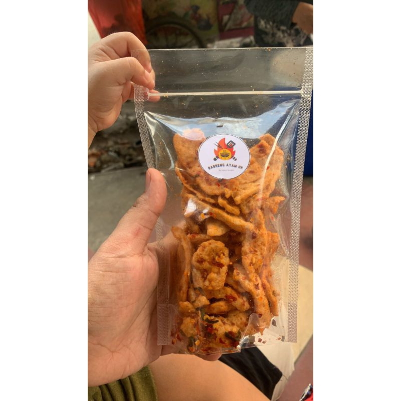 

Paket 20 Pcs Mix Basreng Ayam Pedas