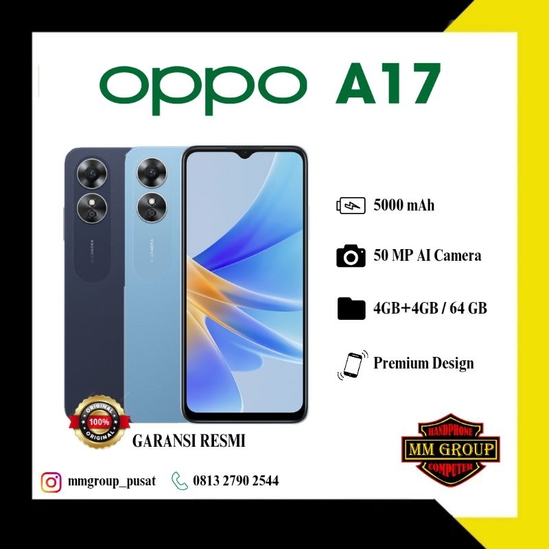 HP OPPO A17 RAM 4/64 GARANSI RESMI