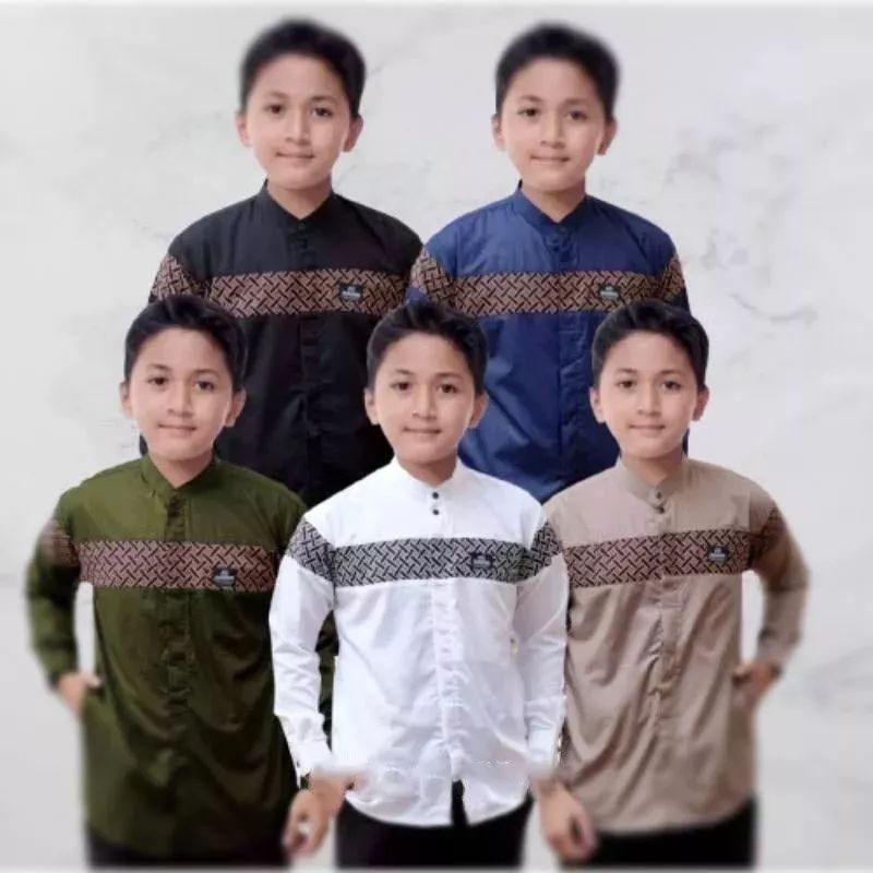 Koko anak lengan panjang//Koko anak SD-SMP//baju muslim anak