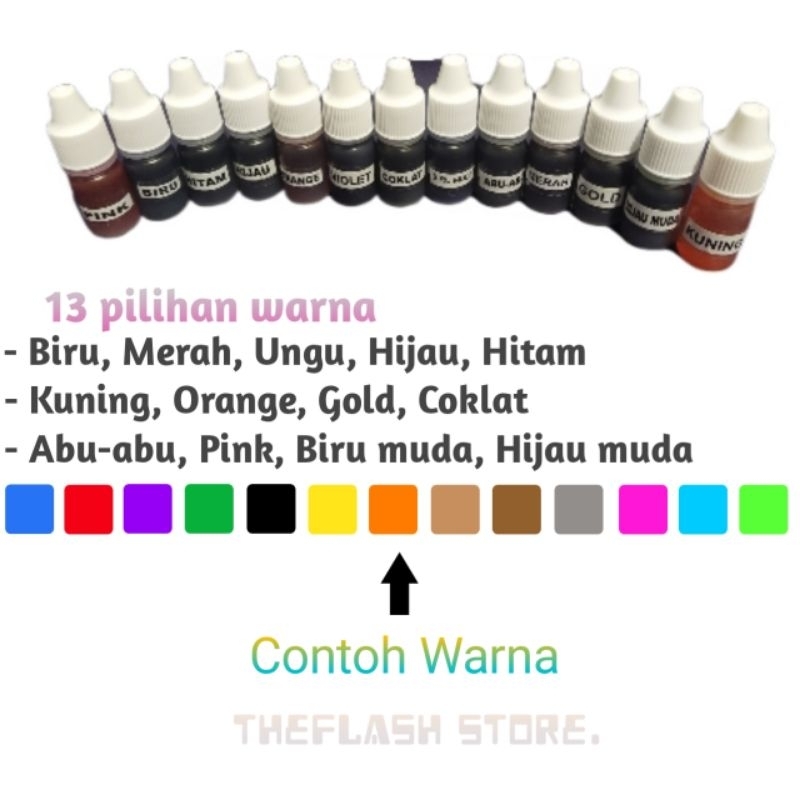 

Tinta Stempel Warna Otomatis 5 ML
