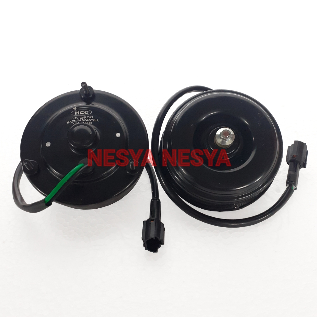 Dinamo Motor Ekstra Extra Fan ExtraFan Kondensor Radiator AC Mobil untuk Timor Halla SOHC - Merk : H