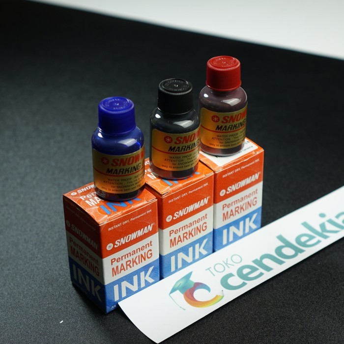 

Tinta Isi Ulang Refill SNOWMAN Spidol Permanen G-12