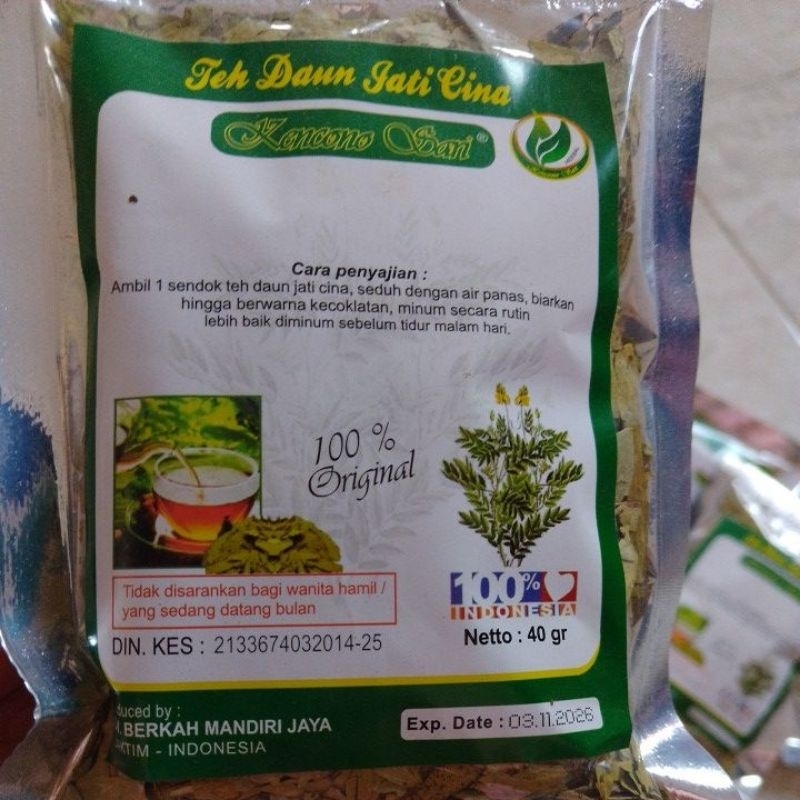 

Jati Cina TEH DAUN JATI CINA KENCONO SARI 100% ORIGINAL 40gr / minuman peluntur lemak tubuh