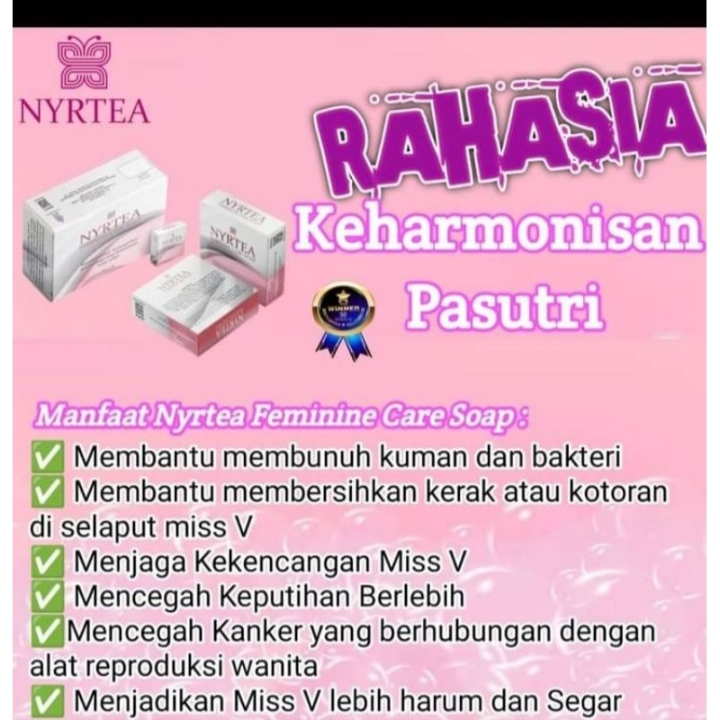 Sabun khusus wanita Feminine Care Soap NYRTEA