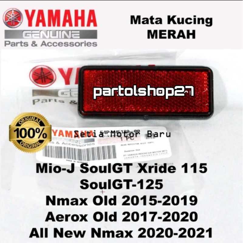Yamaha Mata Kucing Merah MioJ SoulGT Xride All New Nmax N Max Old Aerox Old Asli Yamaha