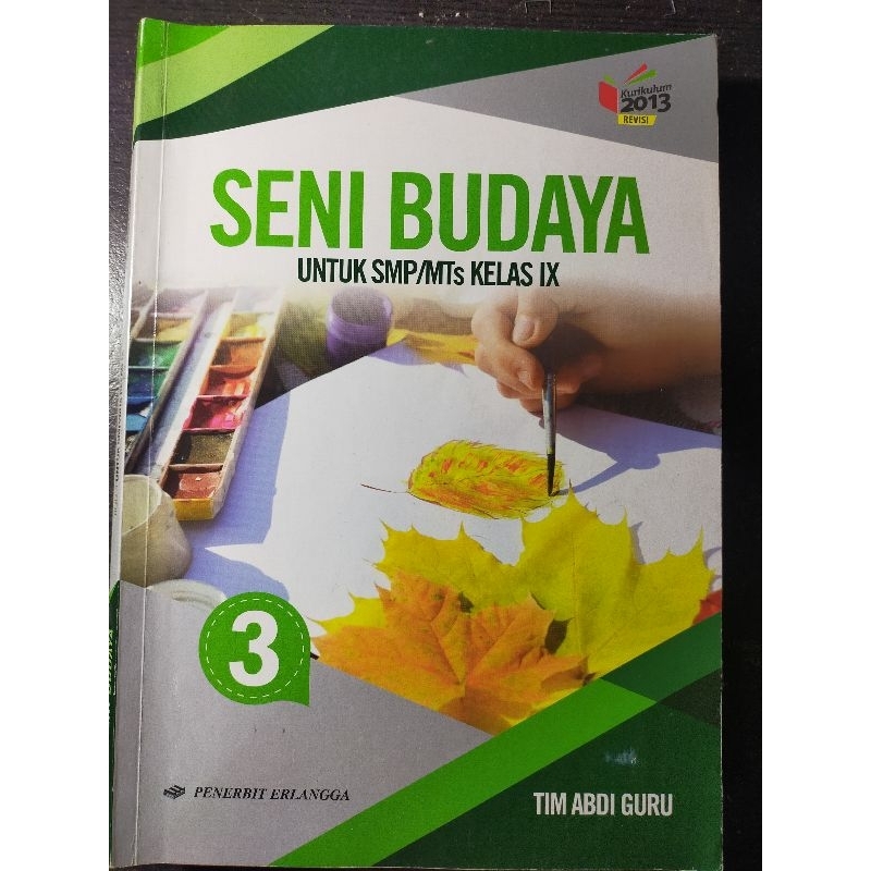 BUKU SENIBUDAYA SMP KELAS 9 ERLANGGA