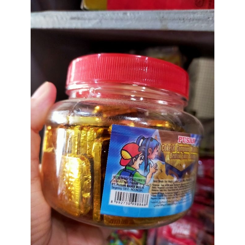 

Pusan Coklat Koin Batang (Pertoples Isi 50 Pcs)