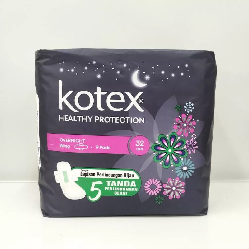 Kotex Protection Overnight 32cm 9 pads/Kotex Overnight Panties