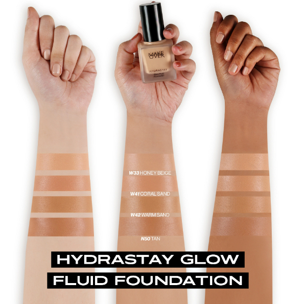 MAKE OVER Hydrastay Glow Fluid Foundation - Foundation Liquid