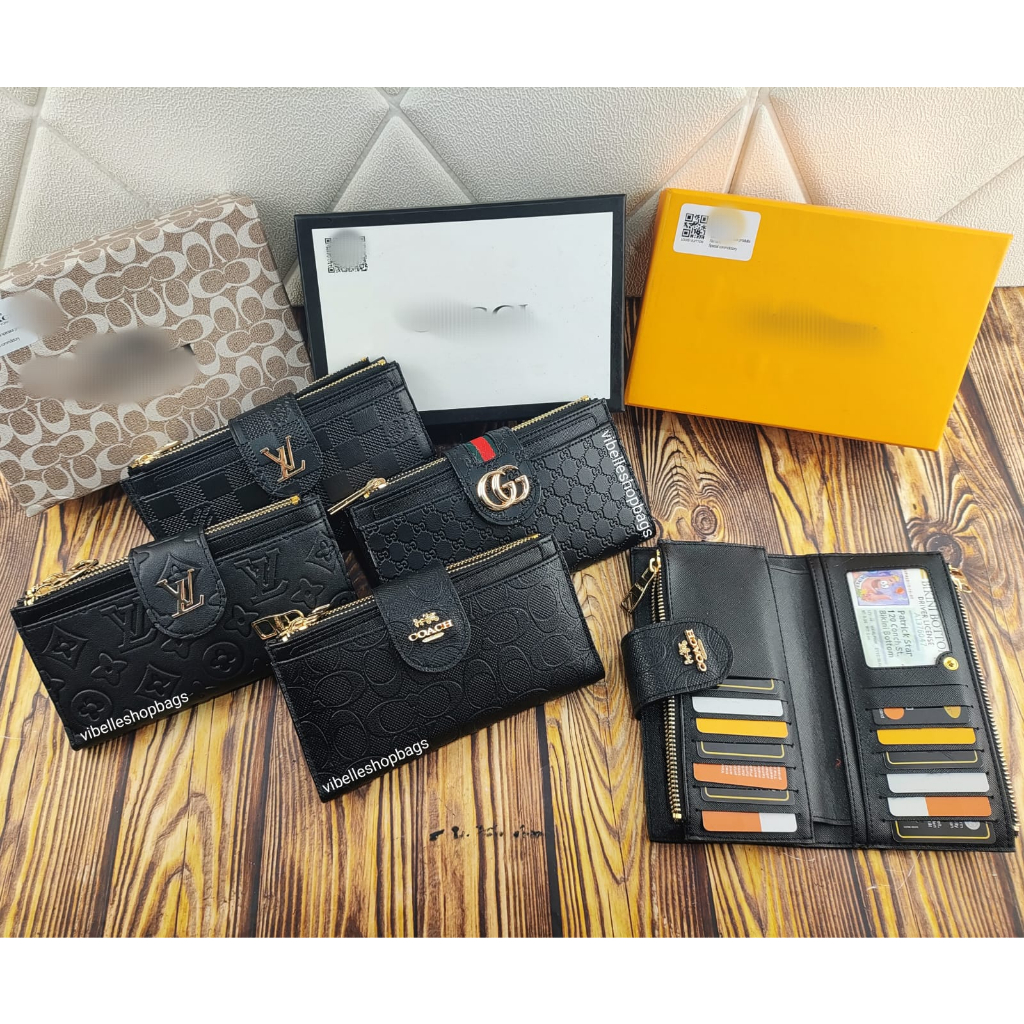 Dompet Panjang Full Kartu Import // Dompet Fashion - POUCH IMPORT/IMPORT PREMIUM/DOMPET HP/ POUCH KEREN/ POUCH HP - Dompet Wanita sx1002 Banyak Slot Kartu [Free Box &amp; Dustbag] 0521