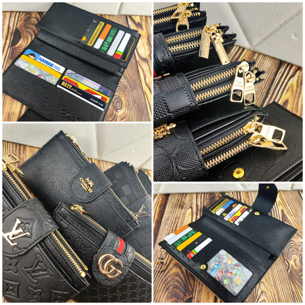 Dompet Panjang Full Kartu Import // Dompet Fashion - POUCH IMPORT/IMPORT PREMIUM/DOMPET HP/ POUCH KEREN/ POUCH HP - Dompet Wanita sx1002 Banyak Slot Kartu [Free Box &amp; Dustbag] 0521