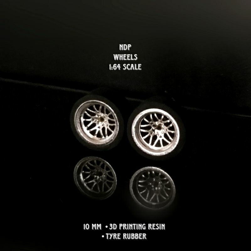 ban karet hotwheels 10mm velg resin 1:64