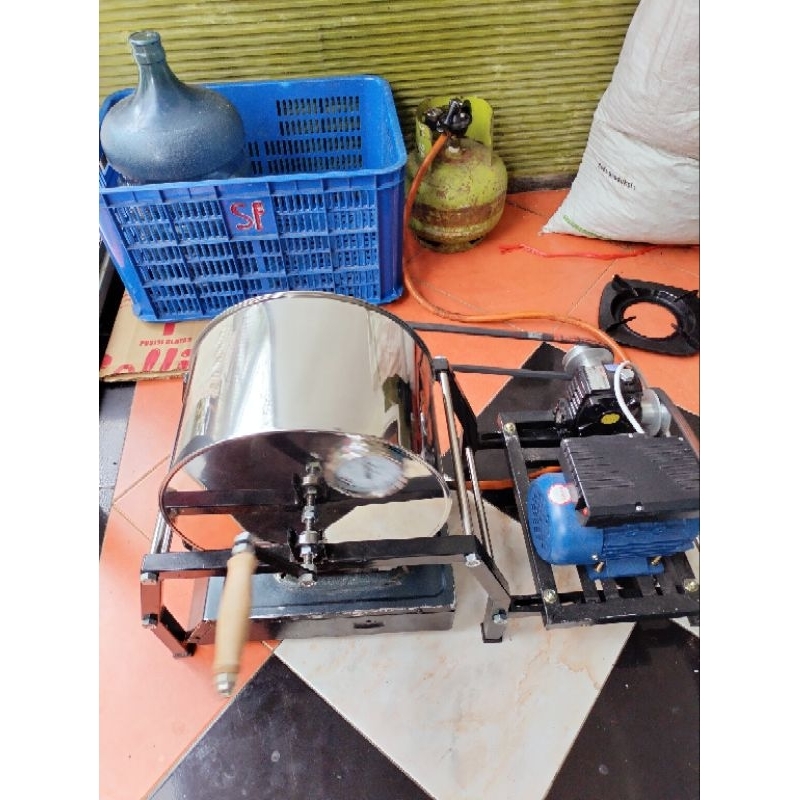 Mesin Roasting kopi kapasitas 5 kg dinamo ¼pk