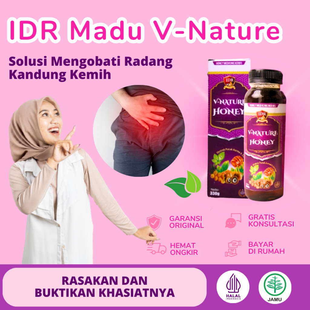 IDR Madu V-Nature Obat Radang Kandung Kemih 330 gram